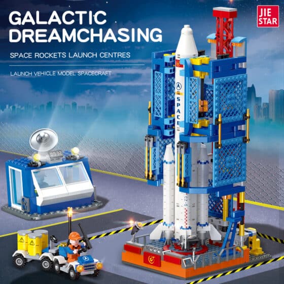 Jiestar Space Rocket Launch Center 668 pieces