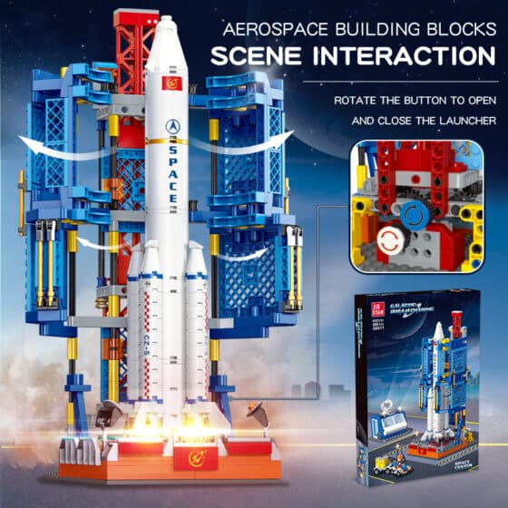 Jiestar Space Rocket Launch Center 668 pieces