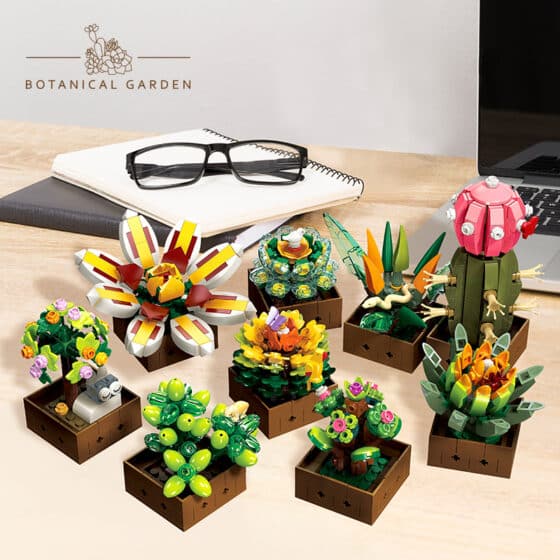 Jiestar Cute Small Succulents set of 6