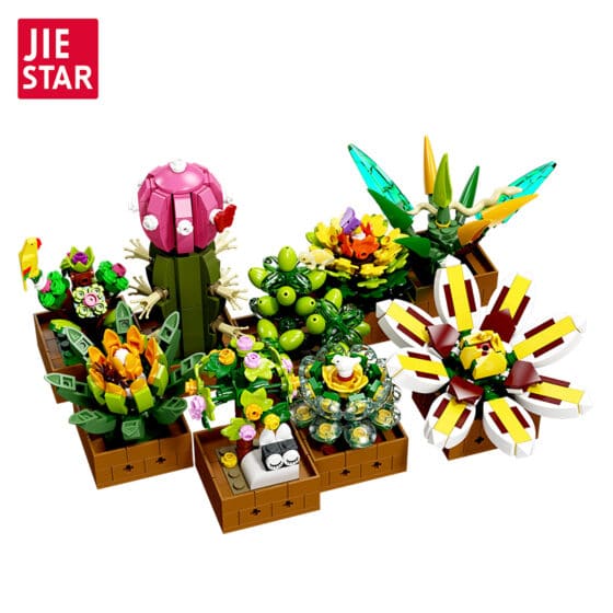 Jiestar Cute Small Succulents set of 6