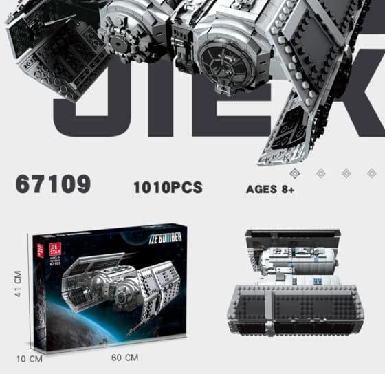 1010 Piece Jiestar Tie bomber