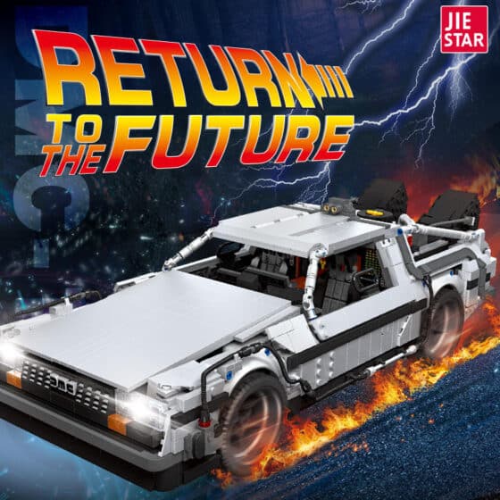 jiestar return to the future delorean car